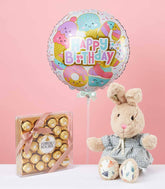 combo-set 8 chocolate balloon and rabbit